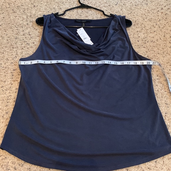 White House Black Market Drape Neck Tank - Picture 2 of 8